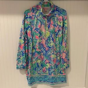 Lilly Pulitzer Mermaids Cove Skipper Dress M